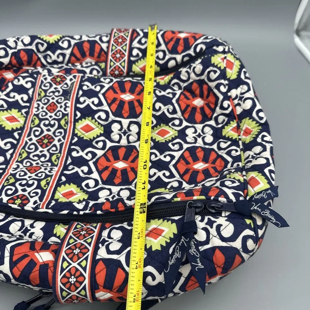 Vera Bradley Backpack Large Laptop Bag Sun Valley Floral Pattern Retired